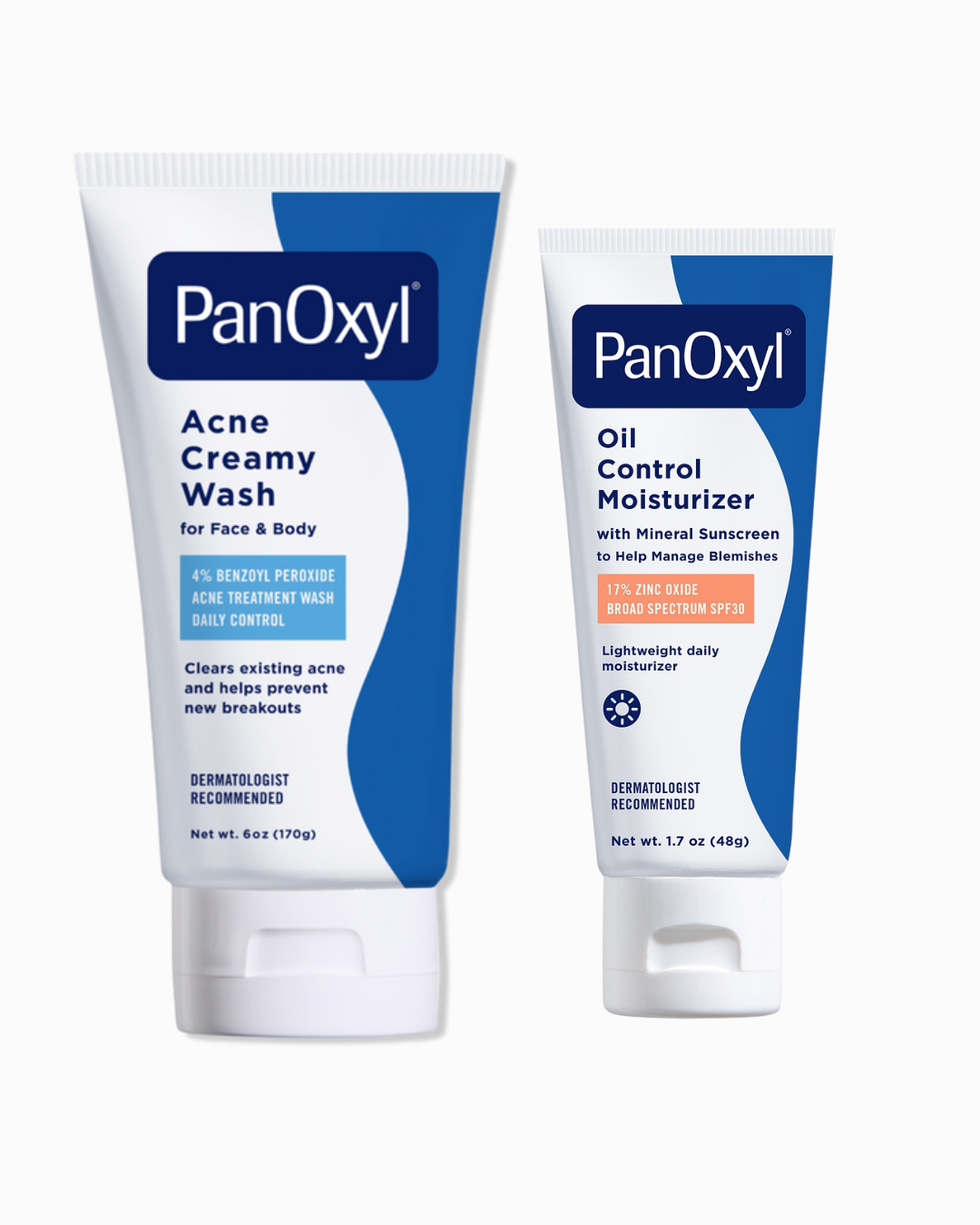 PanOxyl Clear & Hydrate Duo 170g / 48g