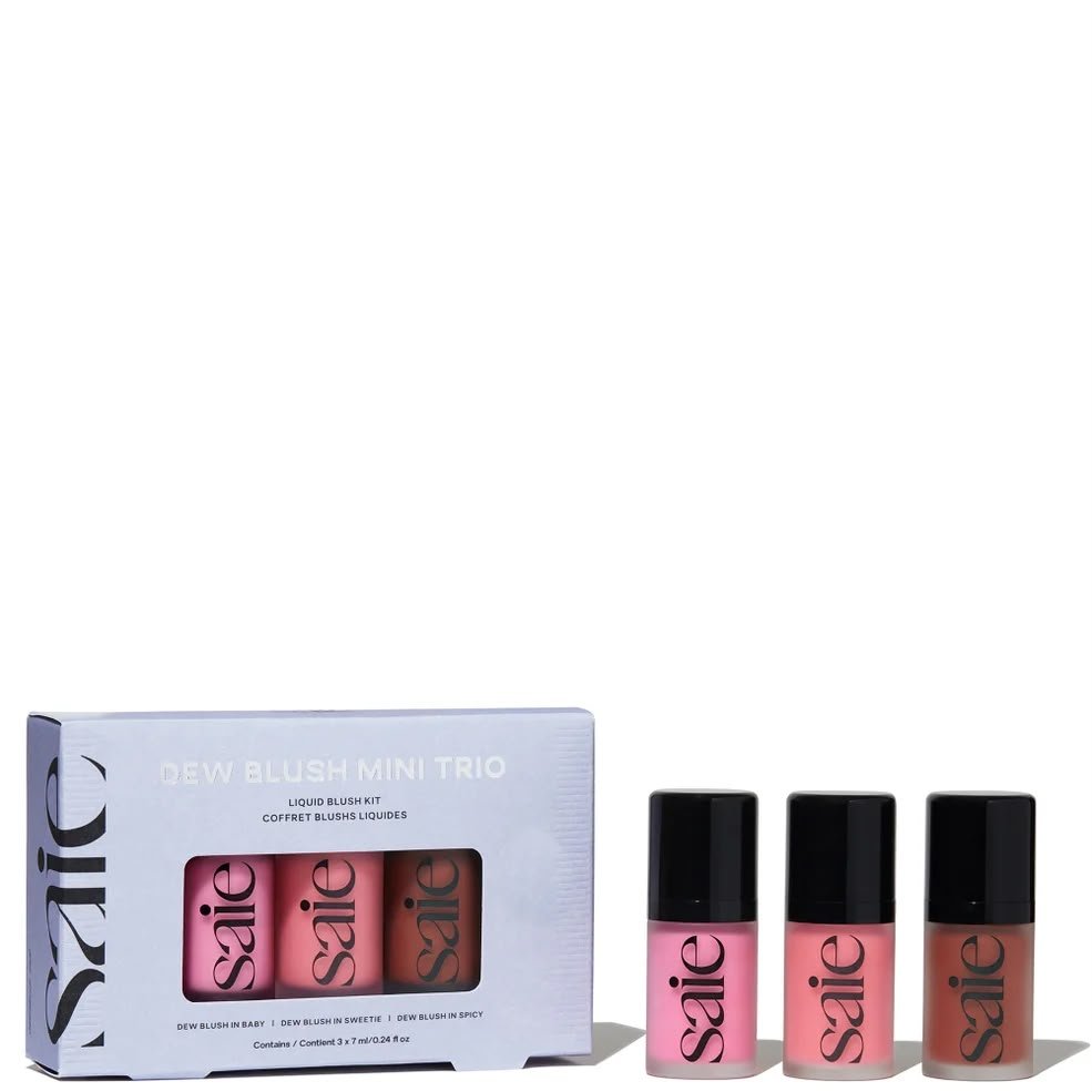 SAIE Mini Dew Blush Trio Shades: Baby 7ml, Sweetie 7ml, Spicy 7ml