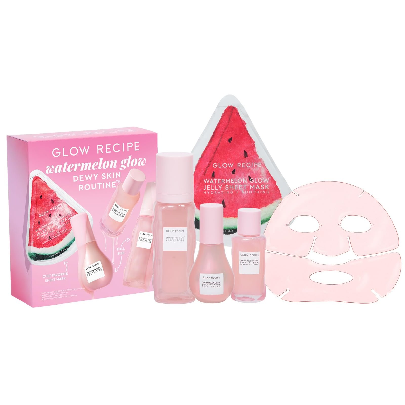 Glow Recipe Watermelon Glow Dewy Skin Routine Kit