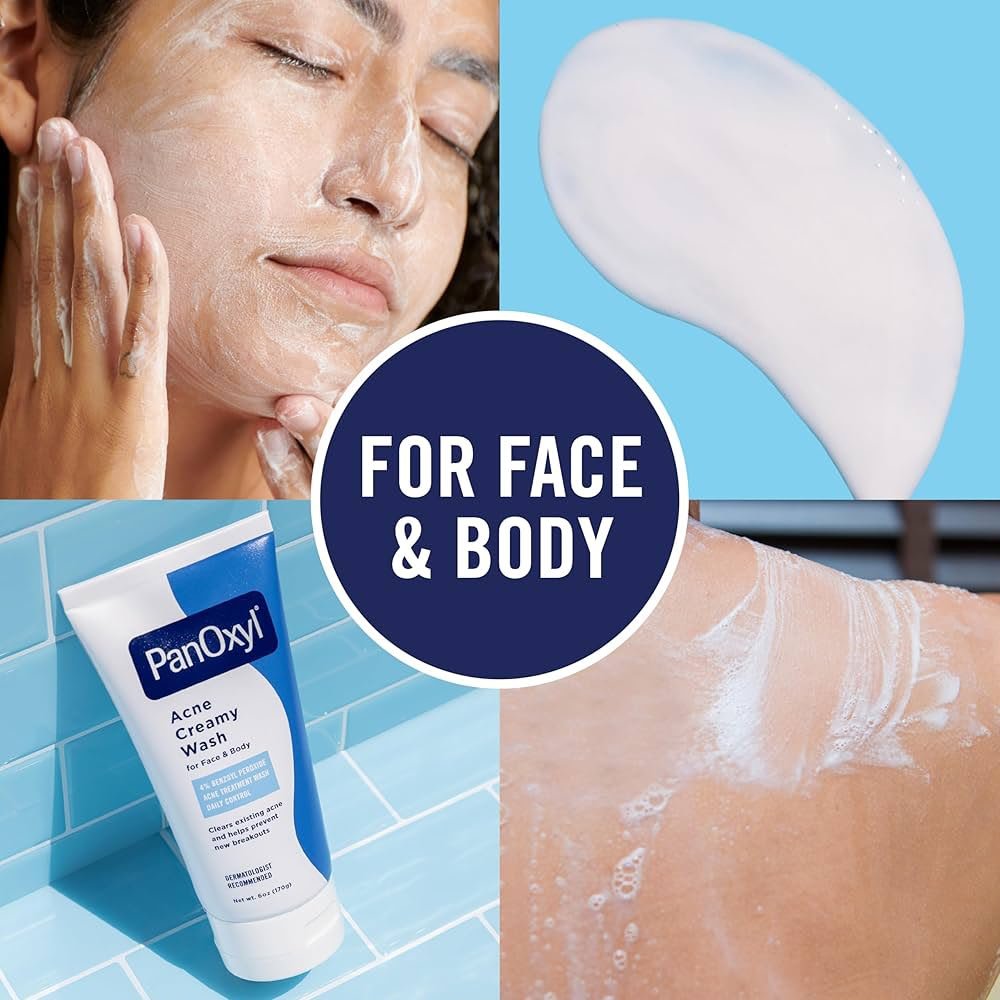 PanOxyl 4% Benzoyl Peroxide Acne Creamy Wash 170g
